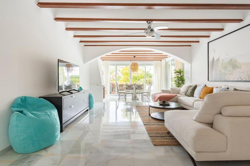 Stylish Spanish 3 Bd Townhouse On The Golden Mile Marbellac Extérieur photo